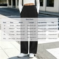 thumbnail image 3 of Ovbmpzd Yoga Pants for Women Ladies Petite Straight-Leg Black Leggings Casual Long Mid Waist Leggings,M, 3 of 6