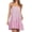 Pink, variant on StSilkitty Striped Cami Dresses for Womens Spaghetti Strap Sleeveless Square Neck Romper Sundresses Beach Vacation Dress