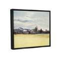 thumbnail image 3 of Stupell Industries Abstract Distant House Scenery Painting Jet Black Floating Framed Canvas Print Wall Art, Design by Stacy Pollard, 3 of 6