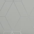 thumbnail image 4 of Superfresco Diamond Geo Grey and Silver Wallpaper, 4 of 4