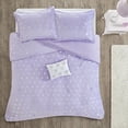 thumbnail image 3 of Mi-Zone Rosalie Ensemble de Couette en Peluche Imprimée Métallique Violet/argent Simple/Simple TG, 3 of 4