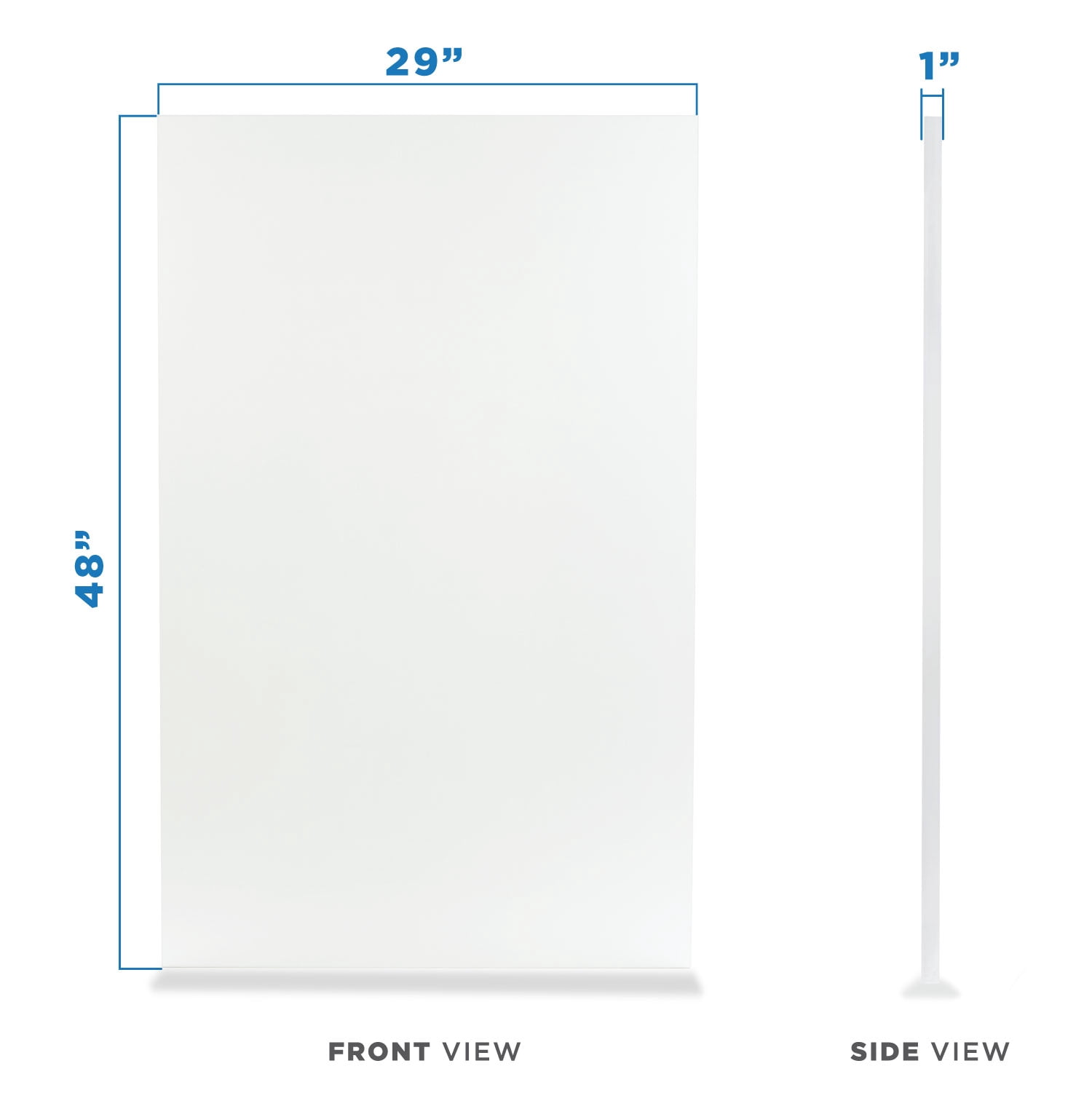 Mount-It! White Desk Table Top for Standing Desks 48 x 29 Inches