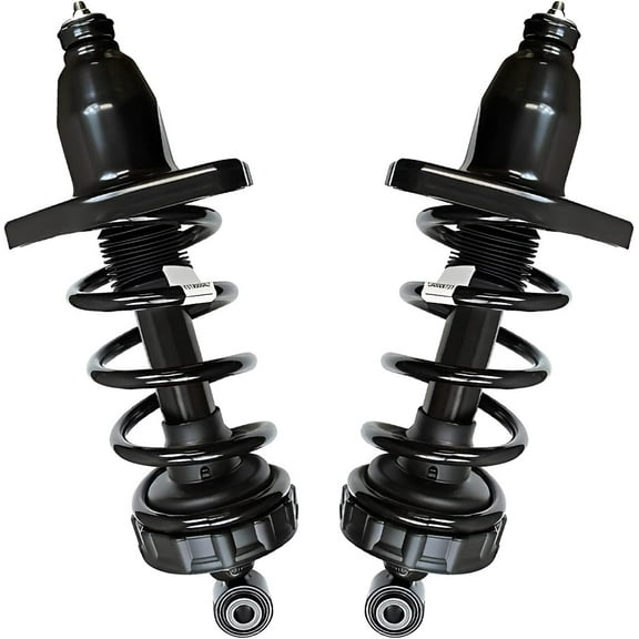 Detroit Axle - Rear Driver Passenger Side Struts w/ Coil Spring Assembly Replacement for 2006 2007 2008 2009-2014 Honda Ridgeline - 2pc Set