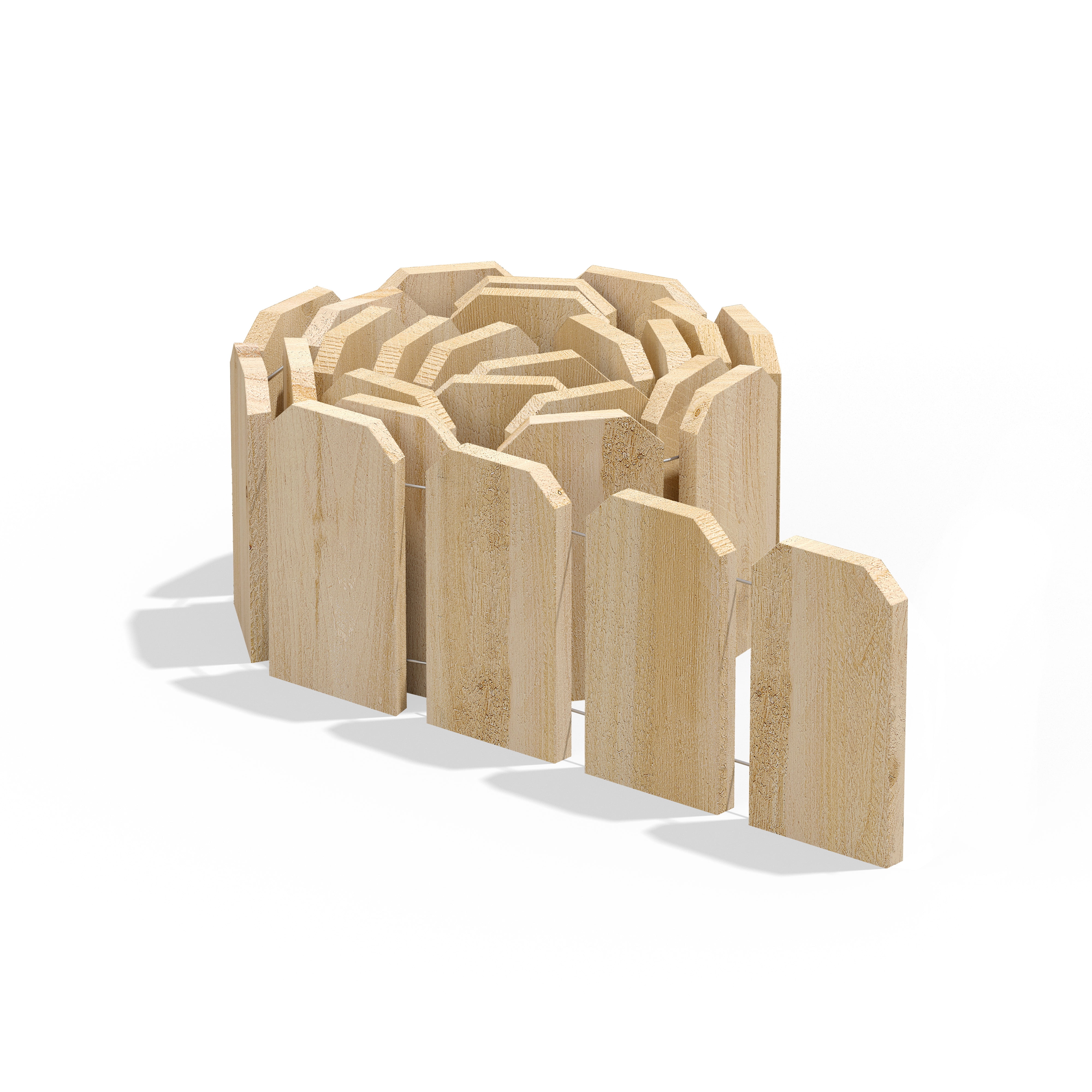 Greenes Fence 10 ft. Cedar Lawn Edging (6-pack, 60 ft. Total)