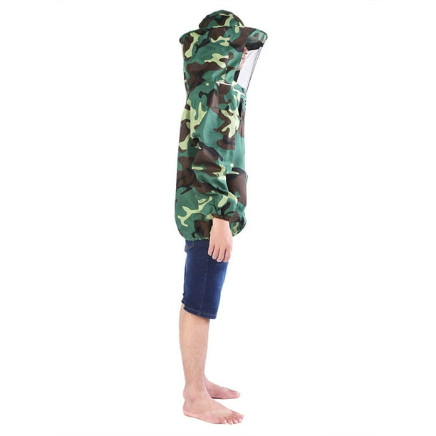 Chaqueta Traje De Chaqueta De Apicultor Profesional Equipo De Protección De Apicultura Con Velo Con Capucha