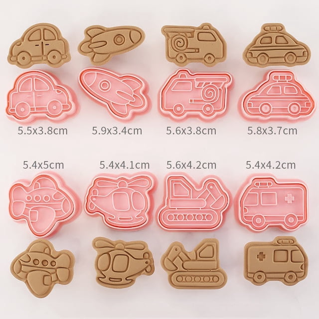 8 Pzs/Juego De Moldes De Galletas De Dibujos Animados Sanrio Snoopy Dinosaurio Pokemon/Molde 3D/Fondant Para Hornear Pasteles Gao Jiahui unisex