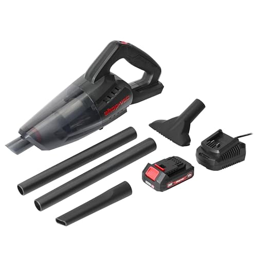 Aspiradora de mano Shop-Vac 5430087, inalámbrica, recargable, de litio, 20 V, diseño ligero, ideal para limpiezas rápidas en casa, garaje y vehículo.