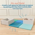 thumbnail image 5 of ECR4Kids SoftZone Play Patch Toy Bins, Beginner Playset, Light Grey, 2-Pack, 5 of 9