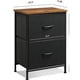 thumbnail image 2 of Nightstand, 2 Drawer Dresser For Bedroom, Small Dresser With Drawers, Bedside Furniture, Night Stand, End Table With Fabric Bins For Bedroom, Closet,, 2 of 2