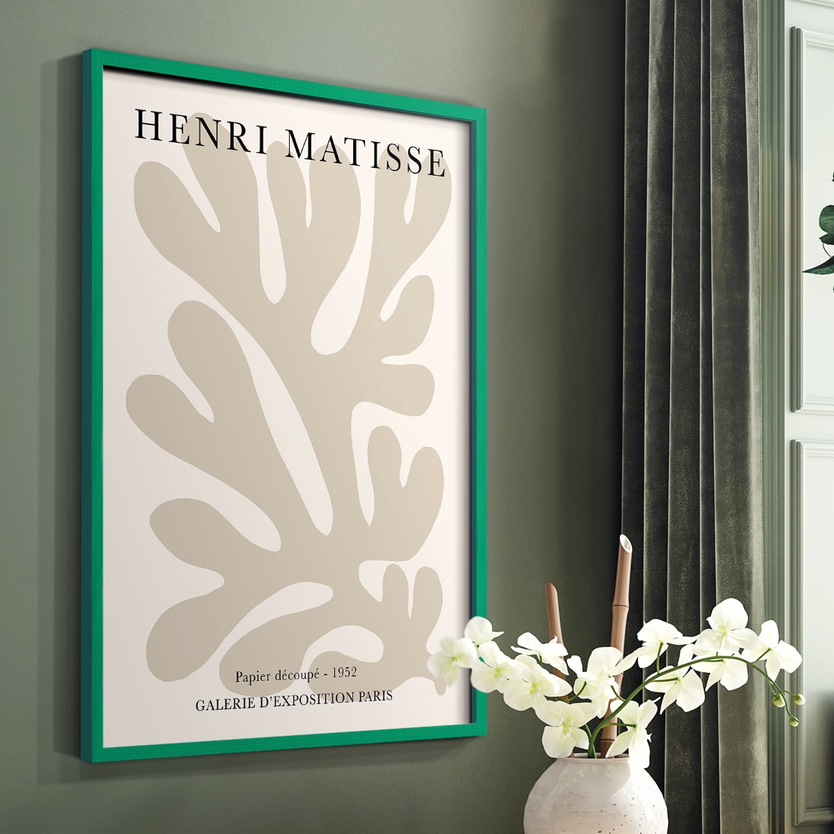 Matisse CCVIII in Solid Wood 8 x 10 Framed Print