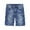 Blue-2450, variant on KIDSCOOL SPACE Big Girls Boys Jeans Shorts,Ripped Stretchy Simple Design Cute Summer Denim Pants,Blue,7-8 Years