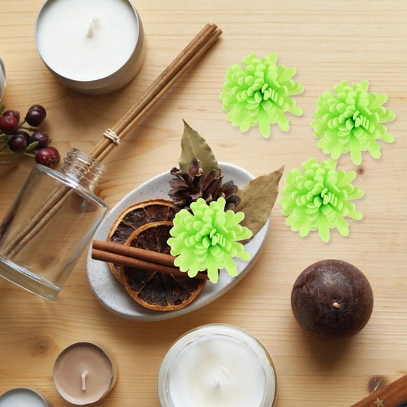 OUNONA 100Ud Difusores Pasivos De Aceite Con Flor Verde Para Y