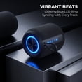 thumbnail image 2 of Portable Bluetooth Speaker Beach Vacation Essentials: Powerful Crystal Clear Sound/Dynamic Light/IPX5 Waterproof/All Day Playtime/BT 5.3/TWS Paring, Small Wireless Speaker for Outdoor|Travel|Camping, 2 of 9