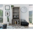 thumbnail image 3 of Tuhome Furniture Montenegro 69" Bar Cabinet with Wine Rack in Light Gray, 3 of 9