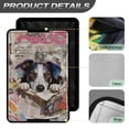 thumbnail image 4 of Psesaysky Border Collie Newspaper RV Window Shade,17.3x26 inch Foldable Blackout Camper Door Window Cover for Sun Shades UV Rays Protection, Fashion RV Accessories Universal Fit, 4 of 7