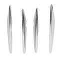 thumbnail image 4 of Front Bumper Fins Trim, Durable ABS Fog Lamp Grille  Trim  For Car Replacement For  GLC-Class X253  Line 2016-2019, 4 of 8