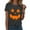 Grey, variant on Gubotare Halloween Button Up Shirt Women Shirt Pumpkin Graphic Tshirt Blouses Funny Halloween Graphic Tees for Women (Orange,XL)