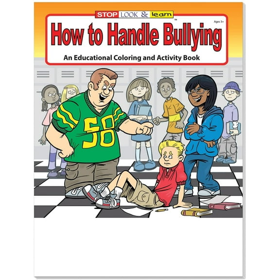 25 Pack - How to Handle Bullying Kid's Educational Coloring & Activity Books