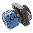 thumbnail image 4 of 2X 660V 20A 6 Terminals 4 Positions Rotary Cam Changeover Switch,2 x Cam Changeover SwitchSome Screws, 4 of 5