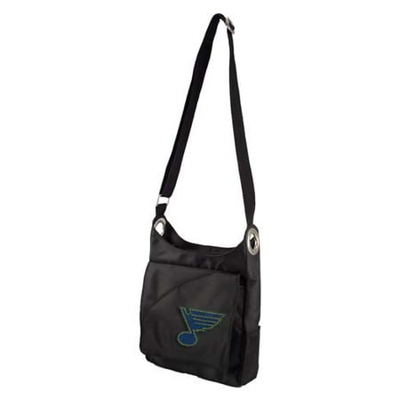 St Louis Blues Sport Noir Sheen Crossbody Bag St Louis Blues Sport Noir Sheen Crossbody Bag