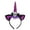B, variant on Merry Christmas Decorations Party Props Hairhoop Unicorns Horn Headband Stage Performances Hairband Festival Supplies