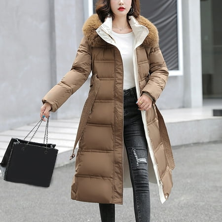 manteau femme chaud long
