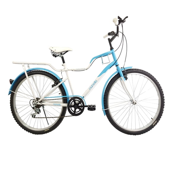 Bicicleta Black panther Marsella R26 6V C/Parr Azul
