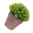 thumbnail image 4 of Maceta falsa Decoración de mesa de flores Flor artificial de plástico Bonsai Simulación de sala de estar Flor en maceta, Verde Eigraketly HA8892-03B, 4 of 6