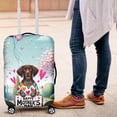 thumbnail image 4 of Happy Mother's Day Best German Shorthaired Pointer Mom Ever Travel Luggage Cover GSP Lover Dog Gift Suitcase Dust Protective Decor - 03002, 4 of 5