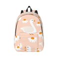 thumbnail image 2 of Rocae Geese and Flower for Durable Canvas Backpack Leisure Large Bag Travel Rucksack Multi-function Backpack Small, 2 of 8