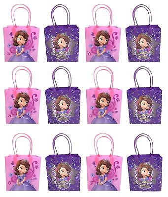 25/50 pc Princess Sofia the 1st Birthday Party Favors Treat Candy Bags tableclot 