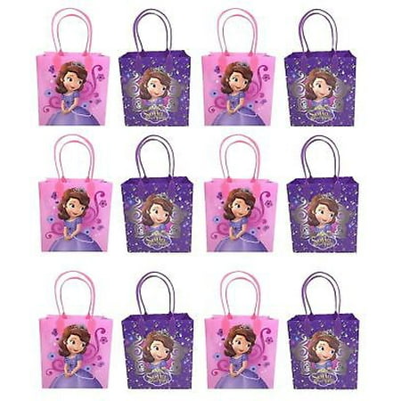 12 PC Disney Princess Sofia The First Goodie Party Favor Gift Birthday Loot Bags