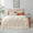 Cream, variant on Reversible Microfiber Soft Throw Blanket for Couch,Sage Green,50"x60"