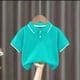thumbnail image 2 of Odeerbi Camisas de Golf de Algodón de Niños Color Sólido Camisas de Tenis Uniforme de La Escuela de Manga Corta, 2 of 3