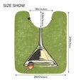 thumbnail image 5 of Yayeee Bath Rugs for Bathroom Floor Set of 2 Non Slip Fluffy Soft Absorbent Mat, Light Black Martini, 5 of 7