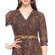 thumbnail image 4 of VESTIDO MIDI BARILOCHE NIZA MARRON PARA MUJER T EG, 4 of 5