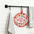 thumbnail image 4 of xihome Juego de toallas de mano colgantes navideñas, paño de cocina de polister, regalo decorativo navideño, 4 of 6