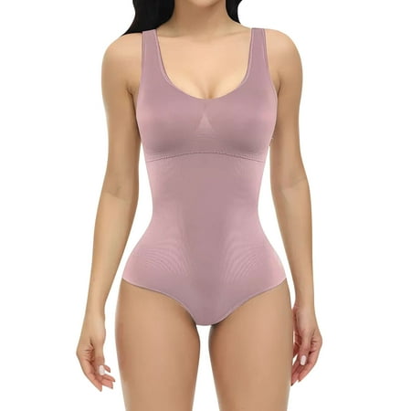 

Wozhidaoke Corset Top Women S Jumpsuit Sleeveless Crewneck Tank Topsuit Bodysuit Shapewear Bodysuit