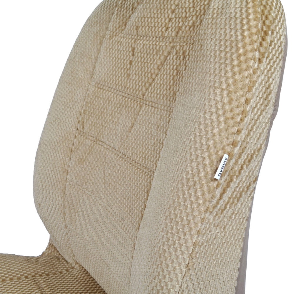 BDK Scottsdale Car Seat Covers, Premium Cloth Front Pair, 4pc, For Car/SUV