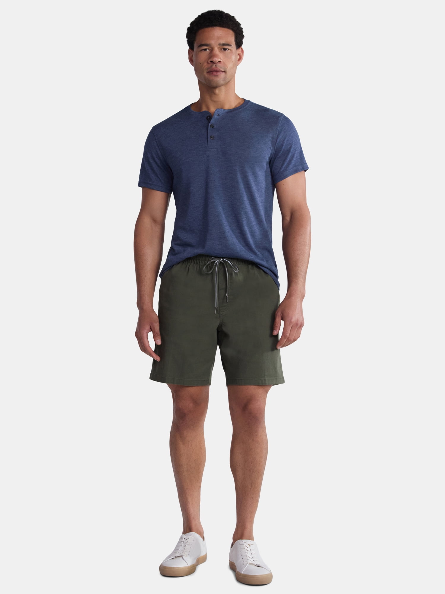 George Men's and Big Men's Pull On Shorts, 8" Inseam, Sizes S-3XL