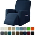 thumbnail image 1 of Subrtex Housse Extensible pour Fauteuil Inclinable 1 Pce, Housse Texturée à Carreaux avec Poches, 1 of 6