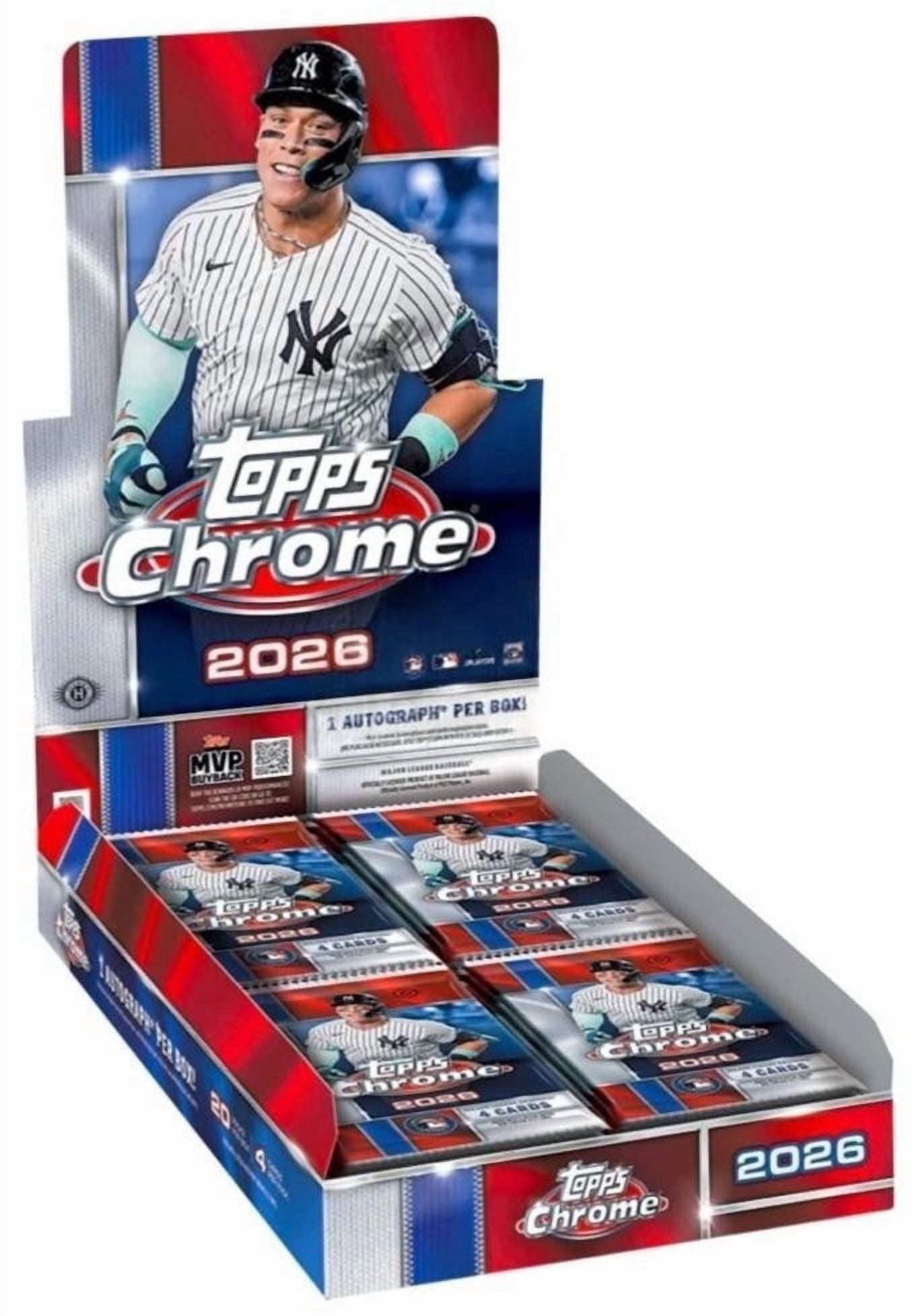 MLB Topps Chrome Black 2026 新品未開封 1box 2026 Topps Chrome Black Baseball Factory Sealed Hobby Box