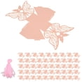 thumbnail image 4 of 50Pcs Mariposa Caja de Favor la Boda Regalos Fiesta CumpleañOs Cajas Dulces (Rosa), 4 of 5