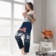 thumbnail image 5 of Fotbe Happy Veterans Day Pantalones de Pijama para Mujer, Pantalones de Dormir, Pantalones Pj con Cordón y Bolsillos-XX-Large, 5 of 6