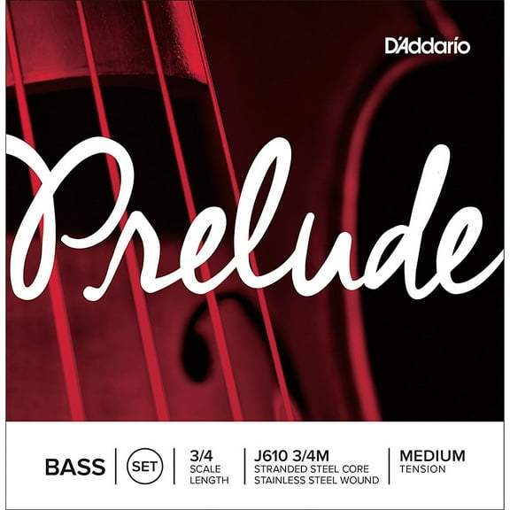 D'Addario Prelude Series Double Bass String Set 3/4 Size