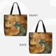 thumbnail image 2 of Easygdp Antique Map Adventure Scene Bolsa Tote para Mujer, Bolso de Hombro para Trabajo, Playa, Viajes, Compras y Supermercado, 2 of 7