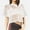 White, variant on BLOCLOALO Crop Tops Crochet Tops for Women Womens Mesh Cover Up See Through Fishnet T Shirt Crop Top Tops for Women Trendy Short Sleeve Blouses Trendy Tops Black L