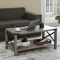 thumbnail image 6 of VanAcc 4-Piece Living Room Table Set - Includes TV Stand, Coffee Table, & Two End Tables for Farmhouse - Grey Wash, 6 of 7