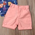 thumbnail image 5 of Musuos Baby Boys Summer Clothes Set Short Sleeve Lapel Ocean World Fish Print Shirt+Solid Color Shorts Kids 2Pcs Casual Outfits, 5 of 8