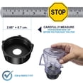 thumbnail image 2 of WWS-Replacement Mini 1-cup Plastic Jar by , fits most Oster Blenders (2 Pieces), 2 of 4